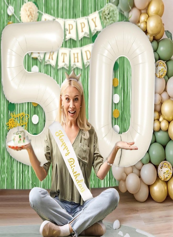 Florisland Cream White Number 13 31 Balloon for First Birthday Decorations,40 inch Huge Beige 13th 31th Birthday Balloons Foil 13 Balloon Birthday Party Decor, Anniversary, Party Favors, Supplies - Image 4